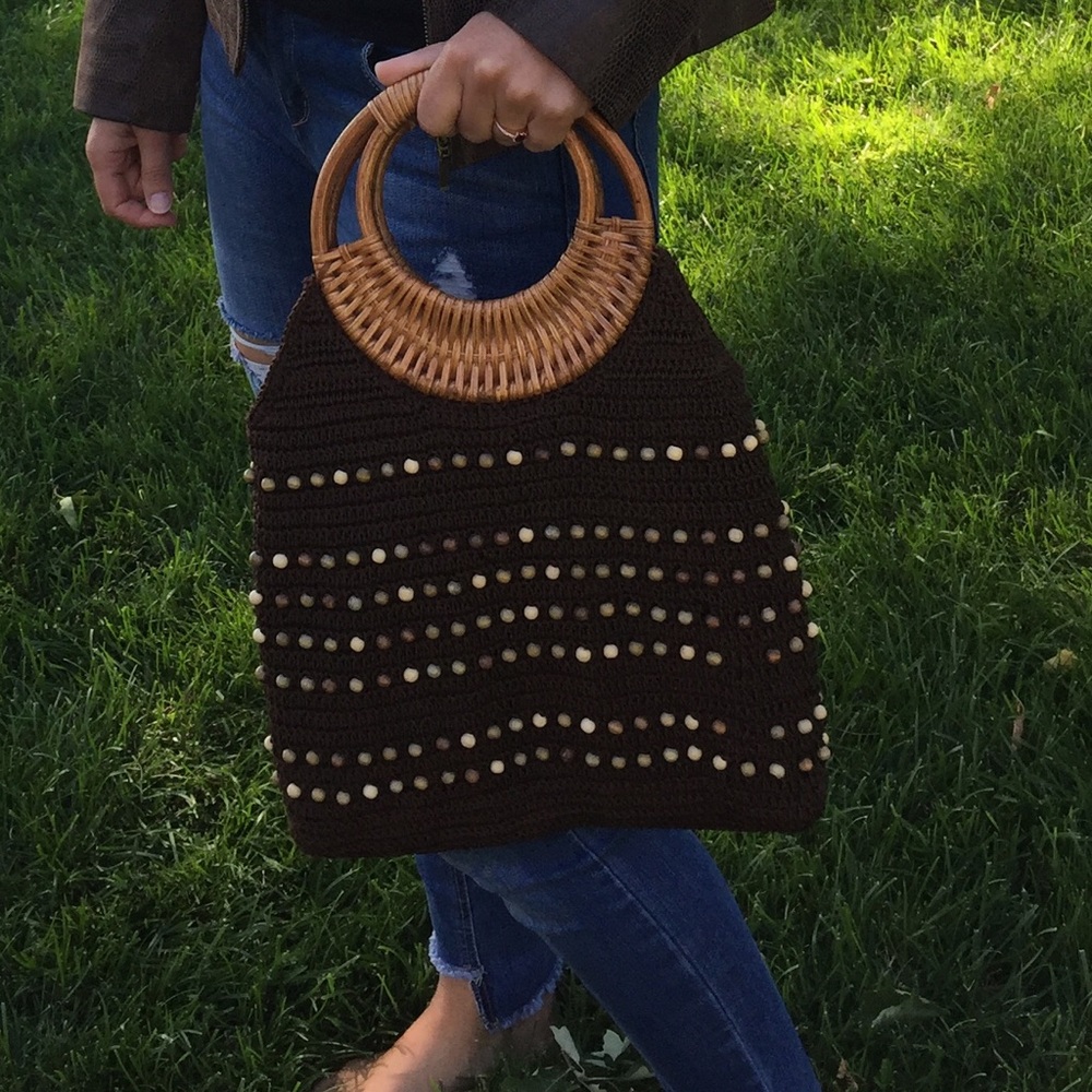 Boho macrame clutch - Picture 5 of 8
